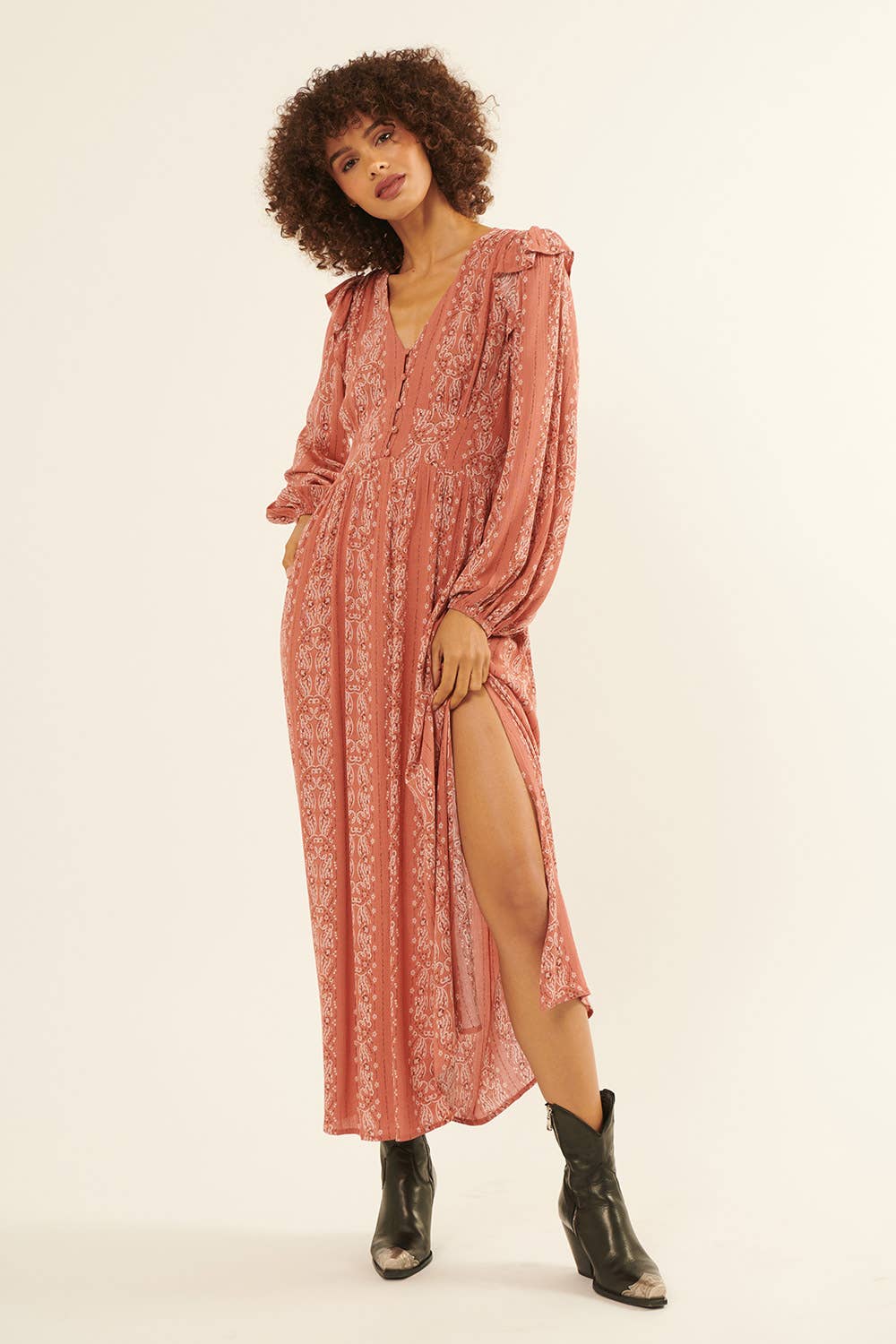 Maxi clearance paisley dress