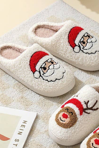 Santa Slippers - FINAL SALE