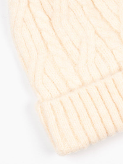 Tatum Beanie Hat in Cream