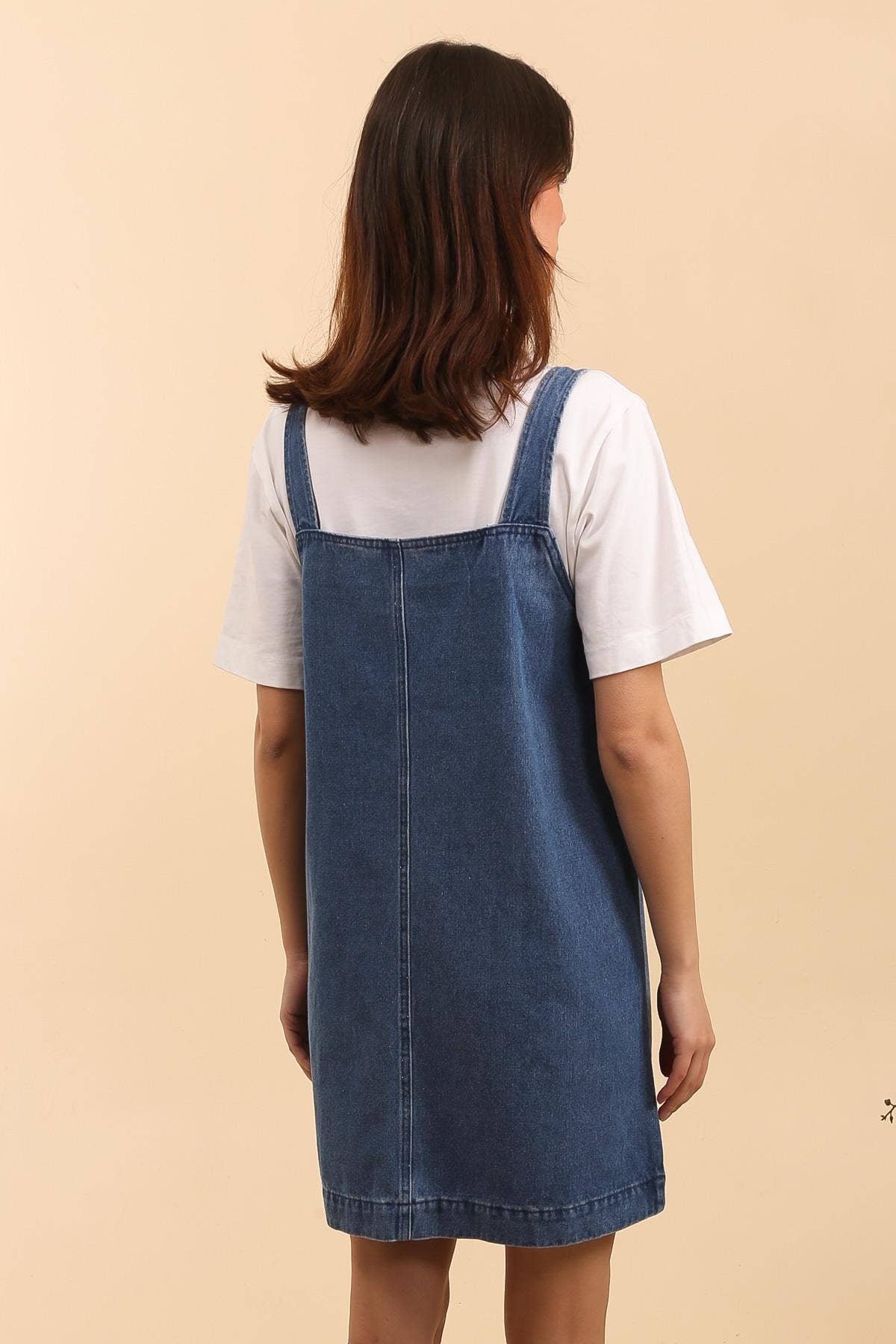 Abbi Denim Overall Dress