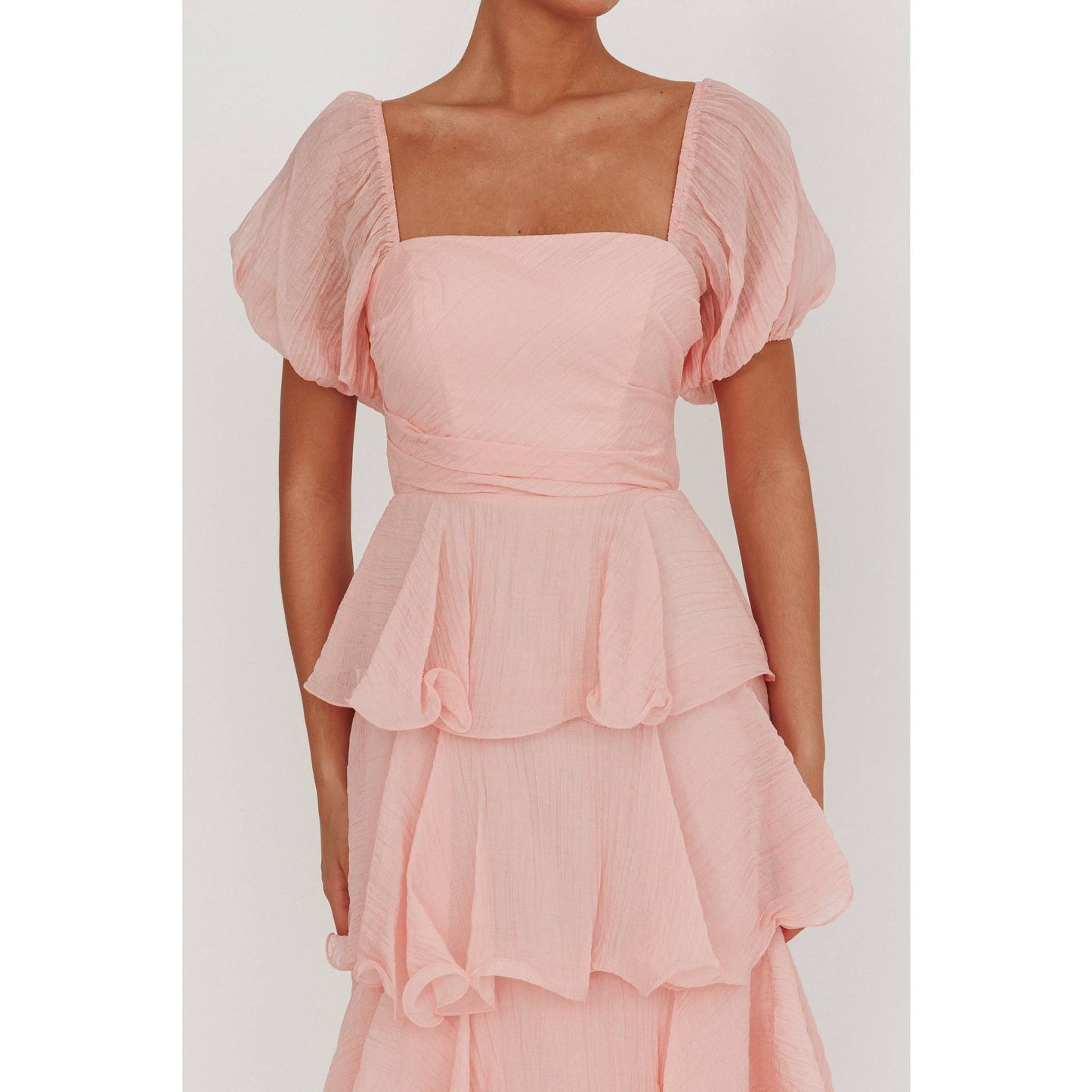 Diana Ruffle Maxi Dress