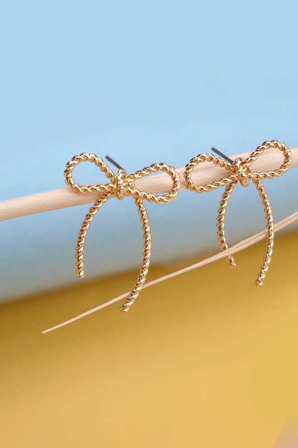 Rope Bow Earrings