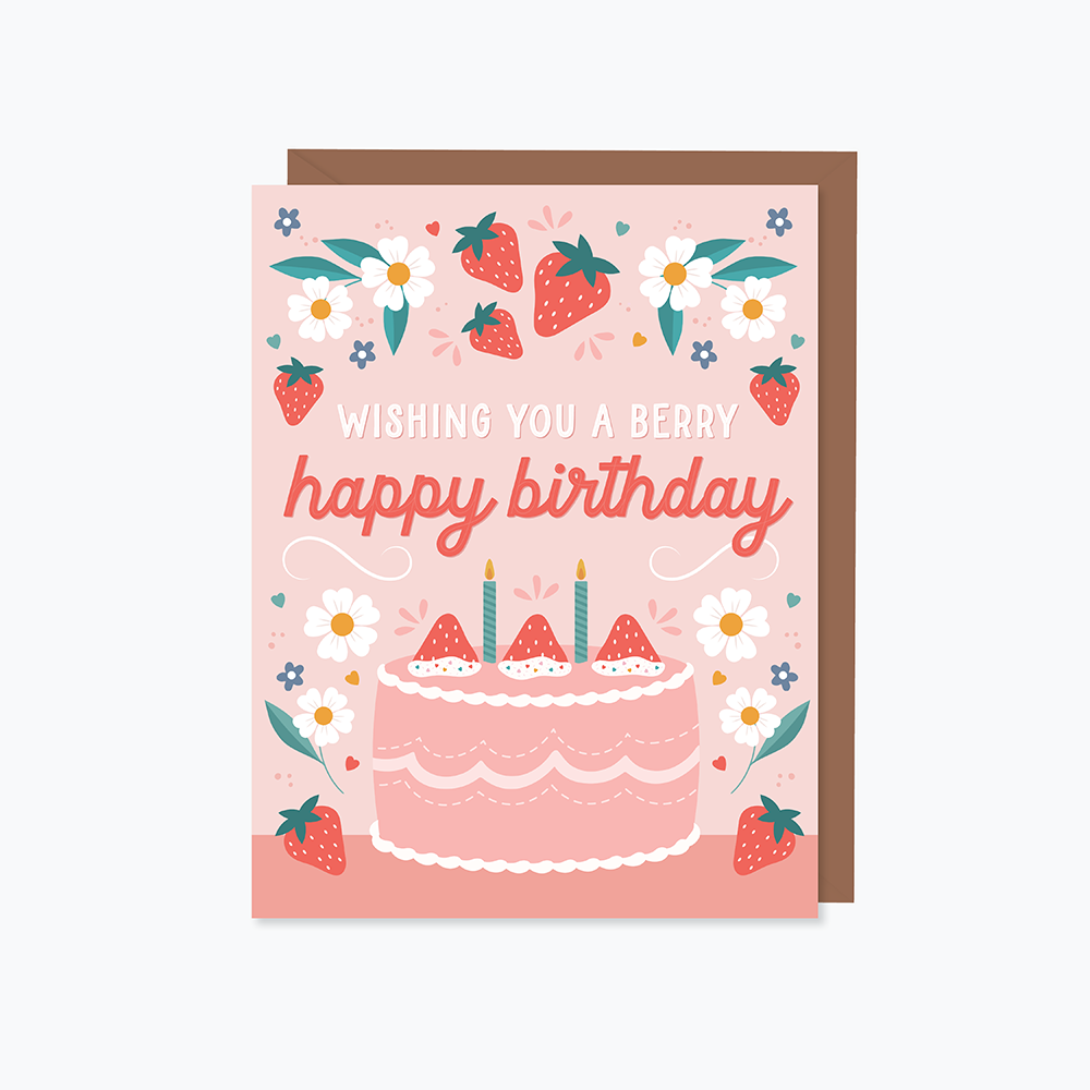 Wishing You a Berry Happy Birthday! Card