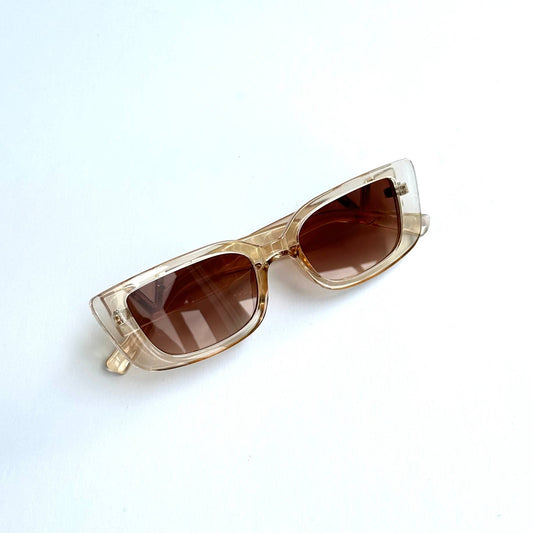 Eden Sunglasses in Transparent Brown