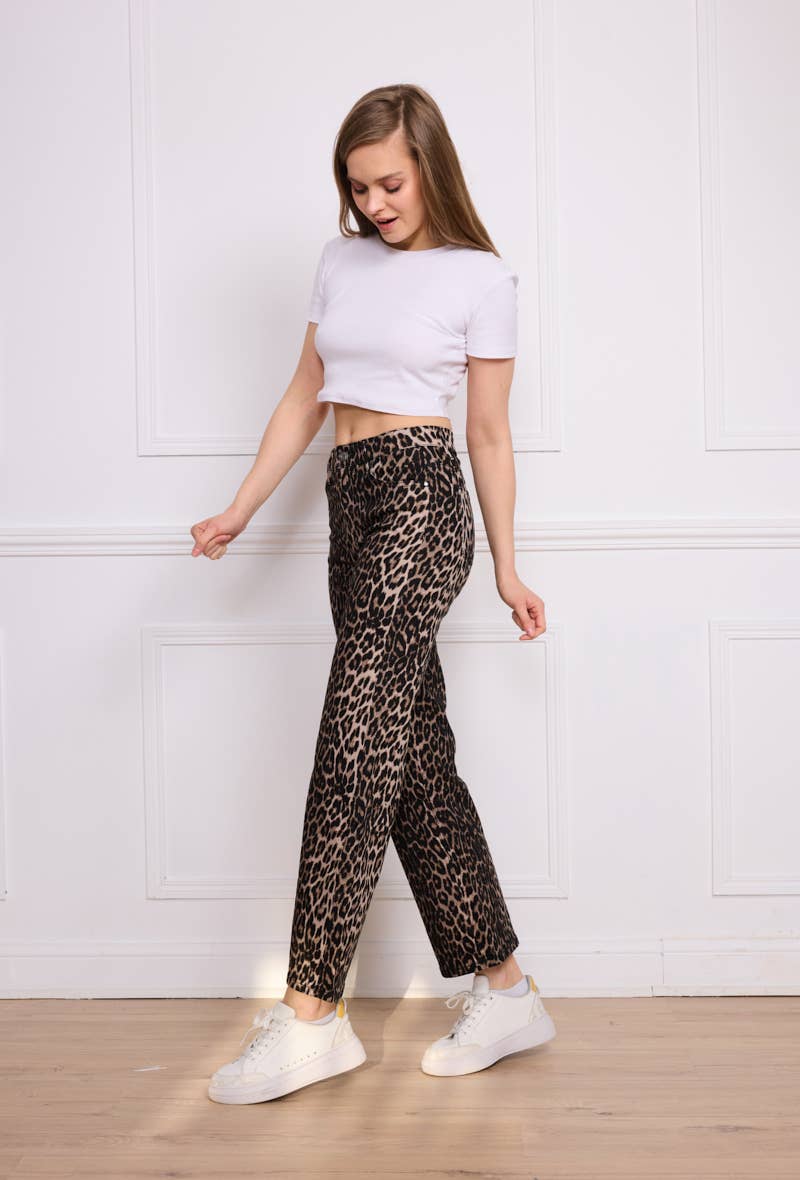 Amber Leopard Pants