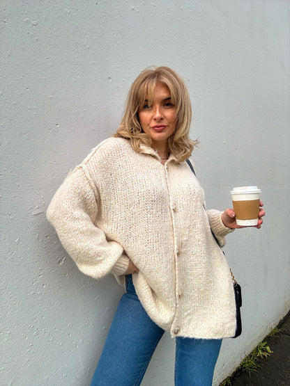 Breanna Cardigan in Cream