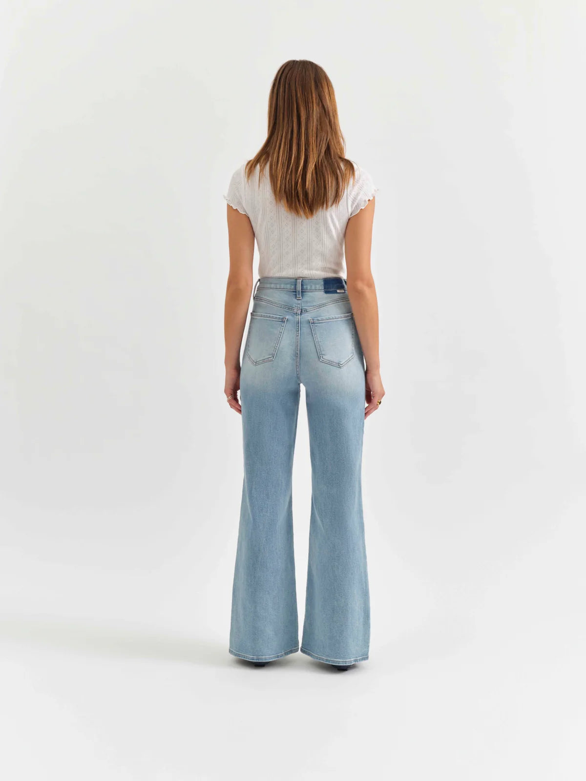 Far Out High Rise Wide Leg Jean