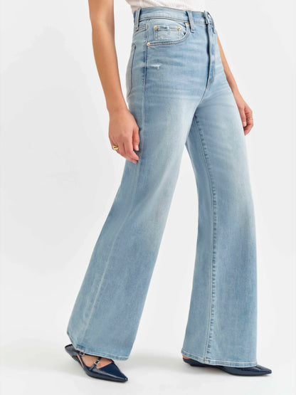 Far Out High Rise Wide Leg Jean