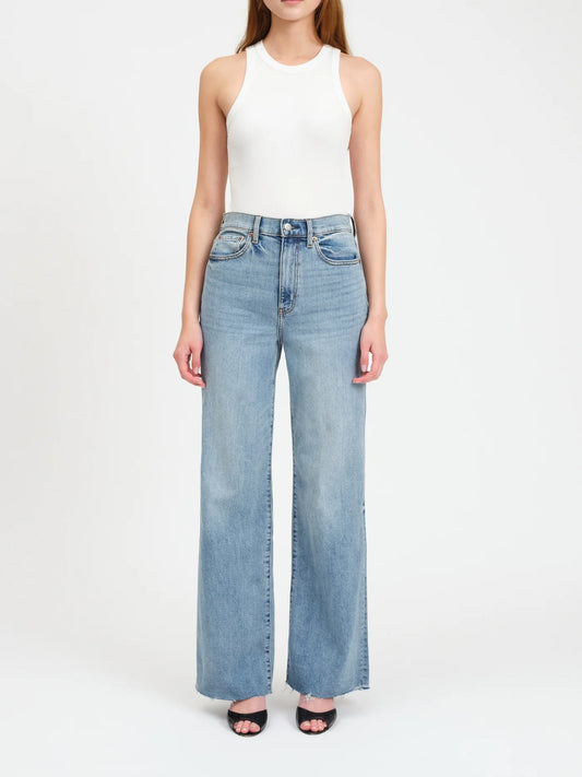 Far Out High Rise Wide Leg Jean