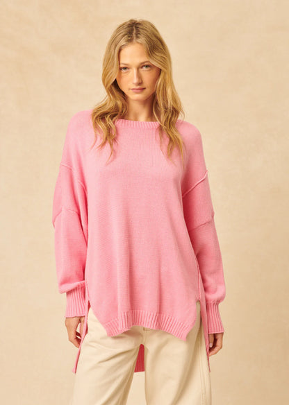 Carter Sweater in Carnation