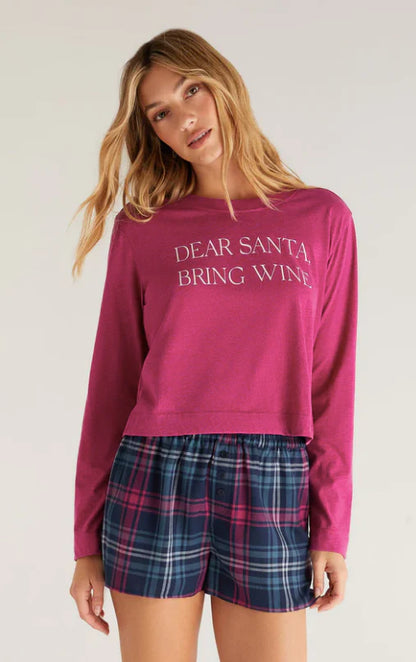 Bring Wine Long Sleeve Tee