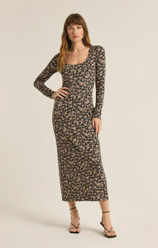 Colette Ditsy Floral Midi Dress-FINAL SALE