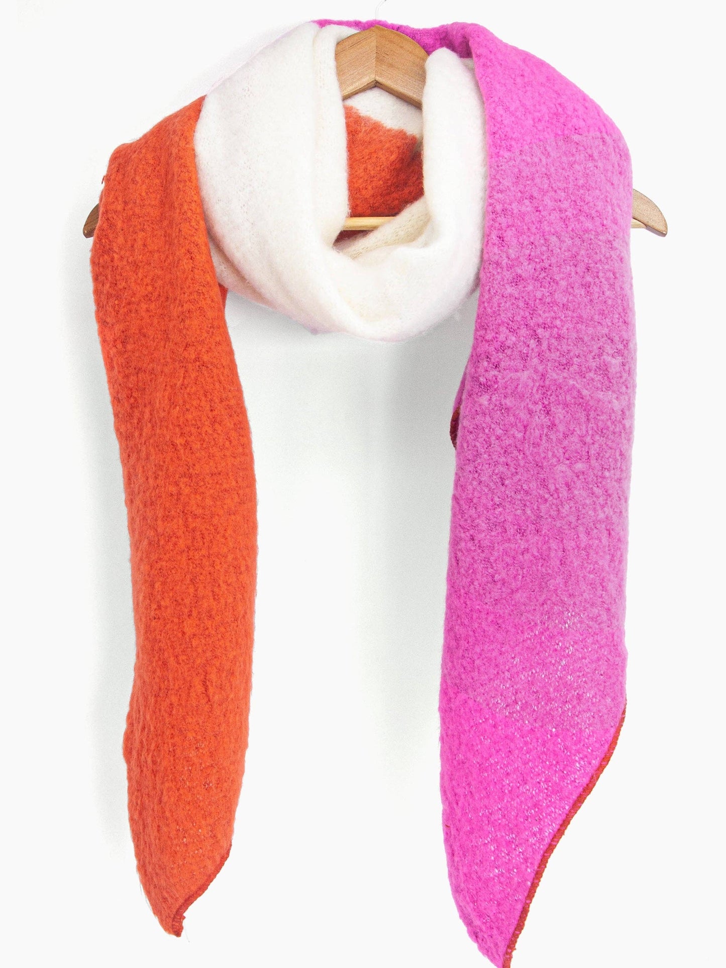 Nora Scarf in Hot Pink/Orange