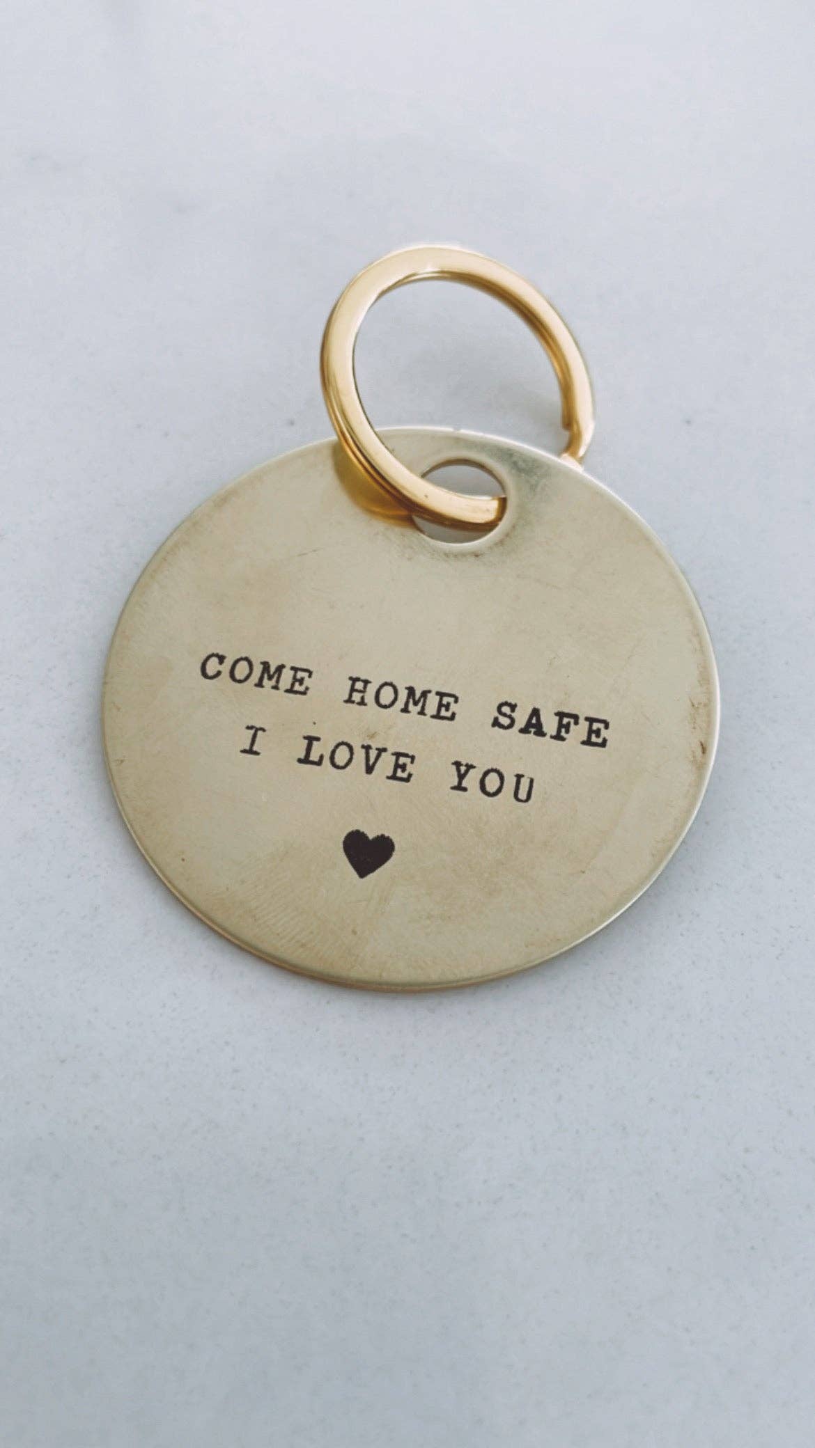 Come Home Safe Keychain