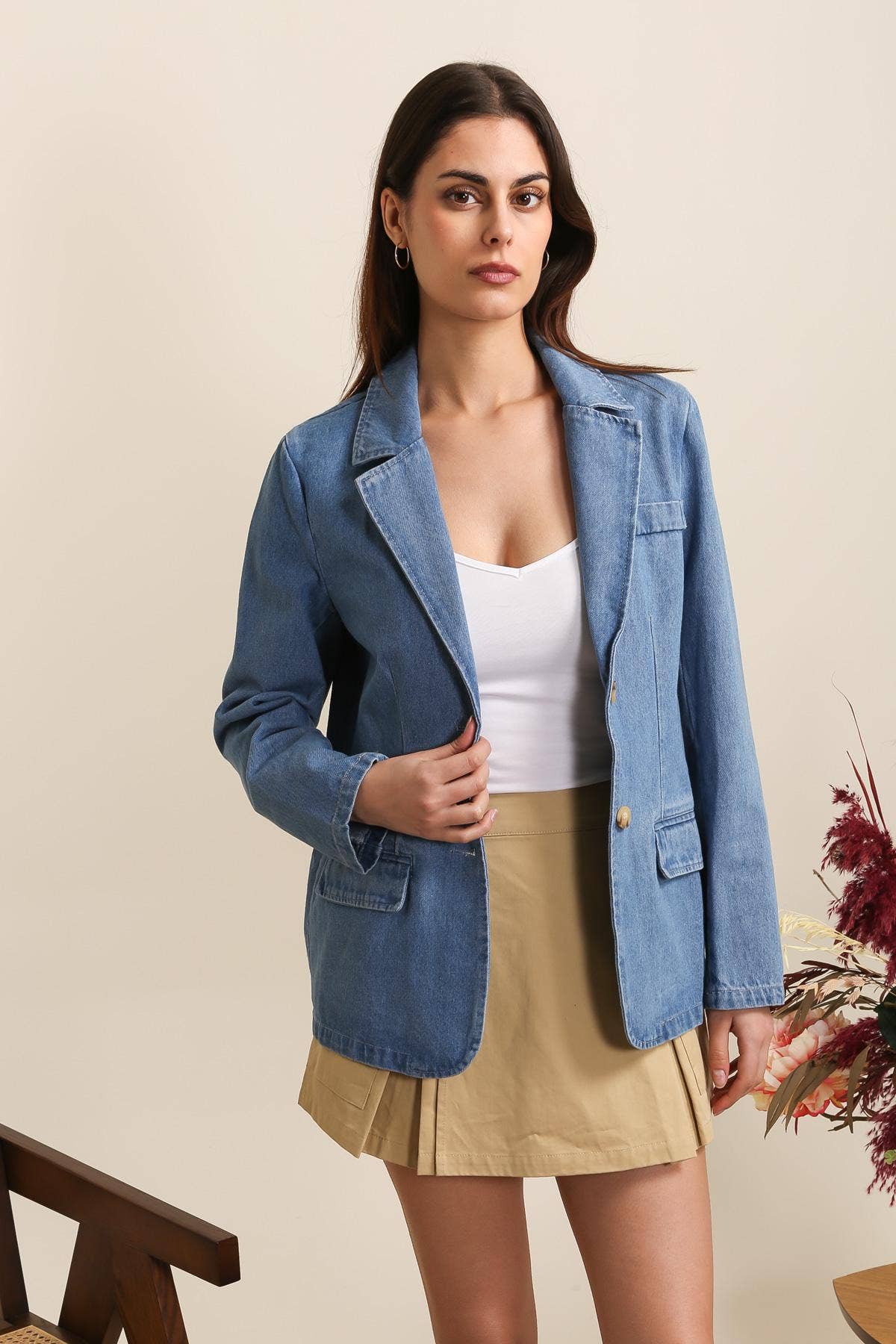 Alex Denim Blazer