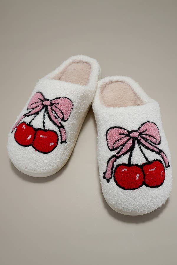 Cherry Slippers