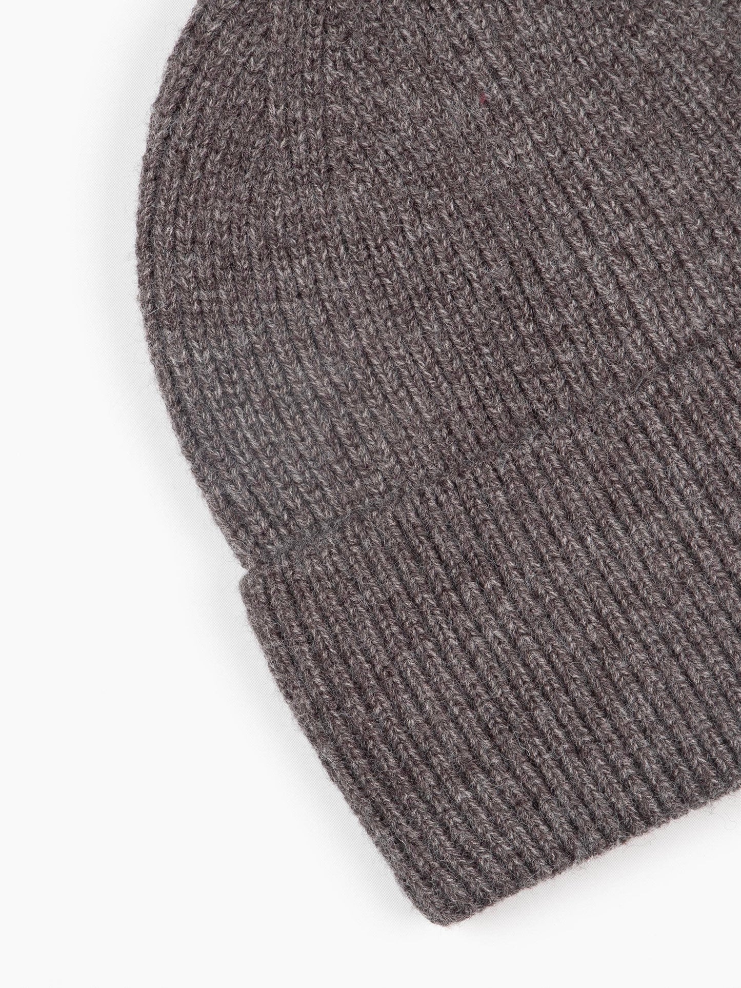 Noelle Beanie Hat in Dark Grey