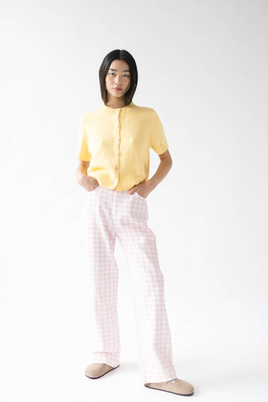 Celine Gingham Pant