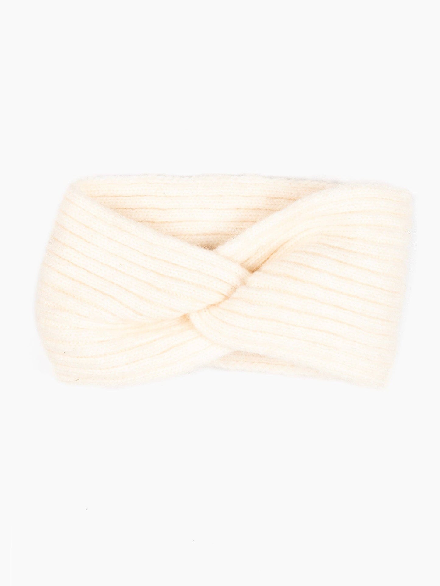 Selena Knitted Headband in Cream