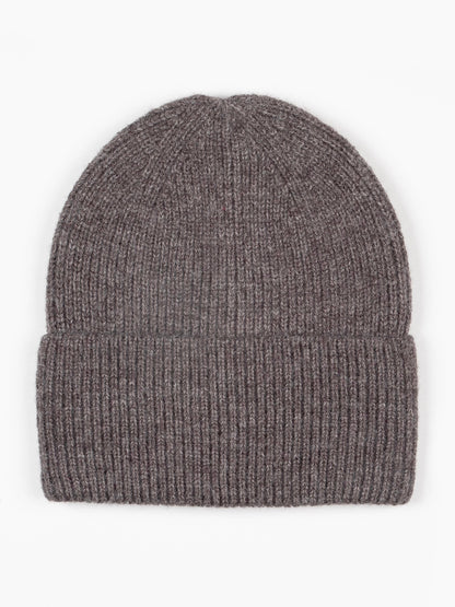 Noelle Beanie Hat in Dark Grey