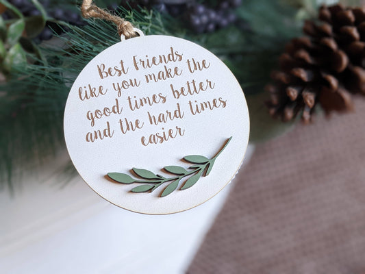 Friends Like You Christmas Ornament