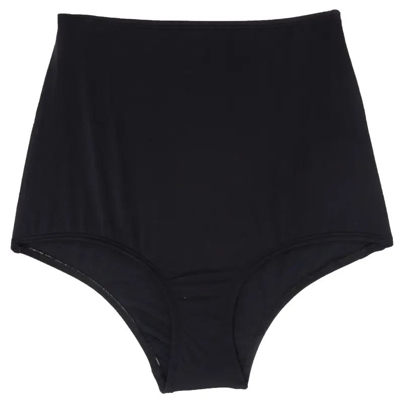 Bermudes Black extra high waisted bikini bottom